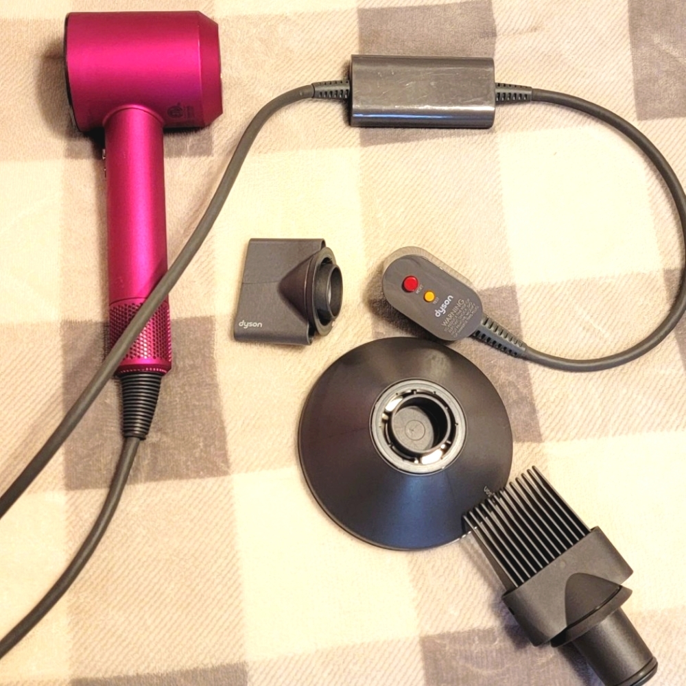 PINK Dyson blow dryer